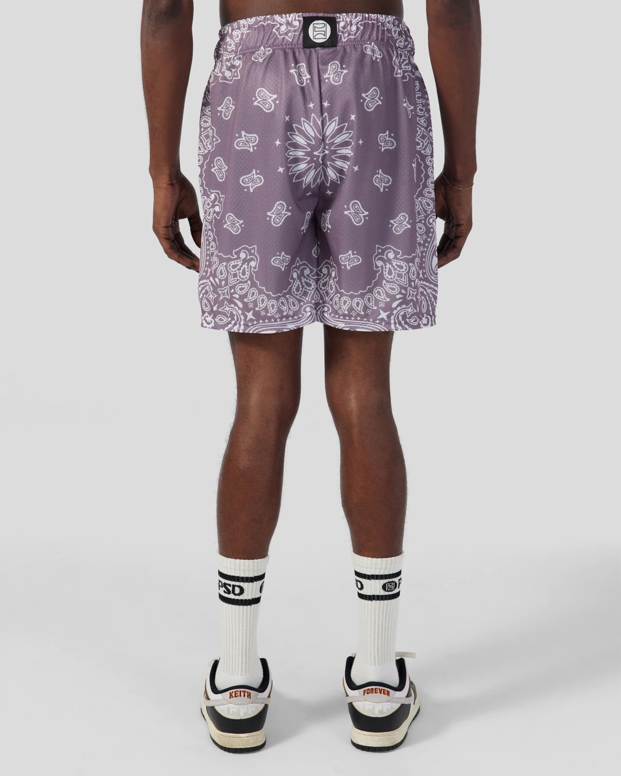 Mauve Bandana Active Short - Image 3