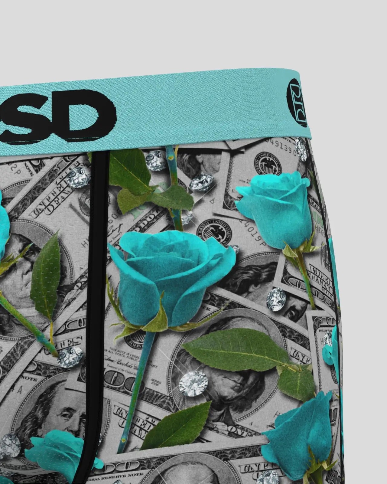 Cash & Roses Teal - Image 5