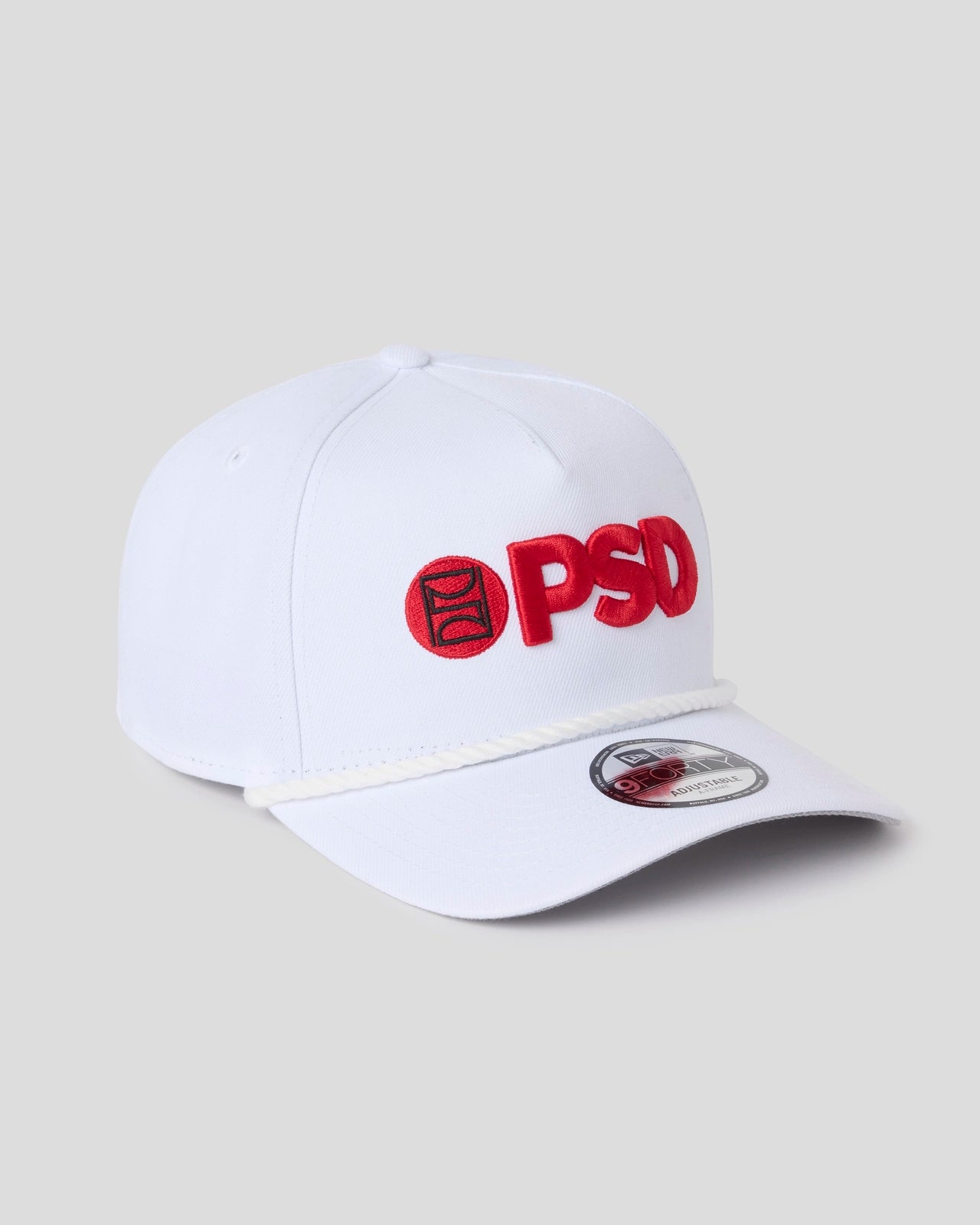 New Era x PSD Logo Hat White/Red - Image 3